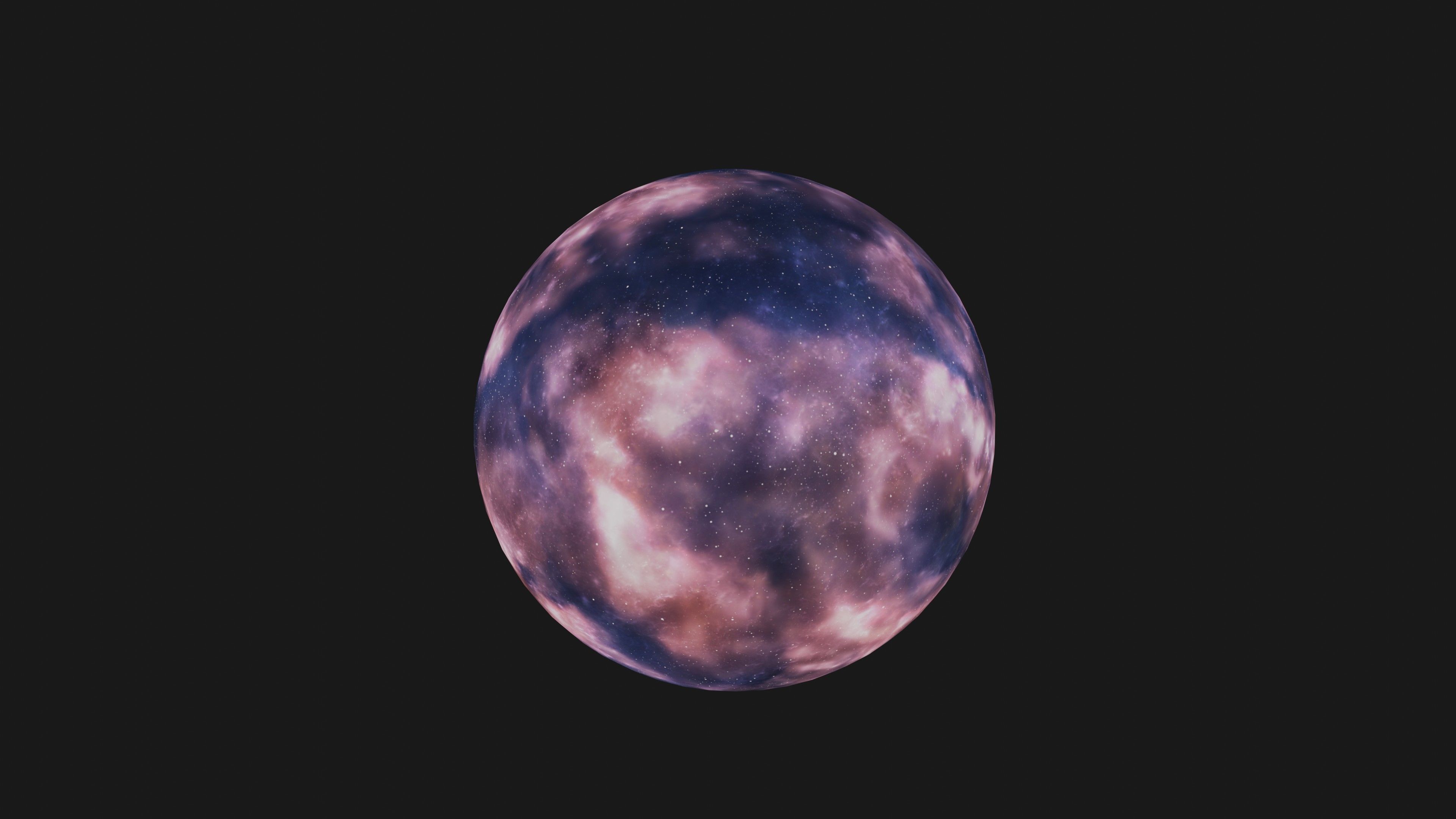 VR 360 extreme space environment - HDRI Panoramic Sky v21 Low-poly 3D model_5