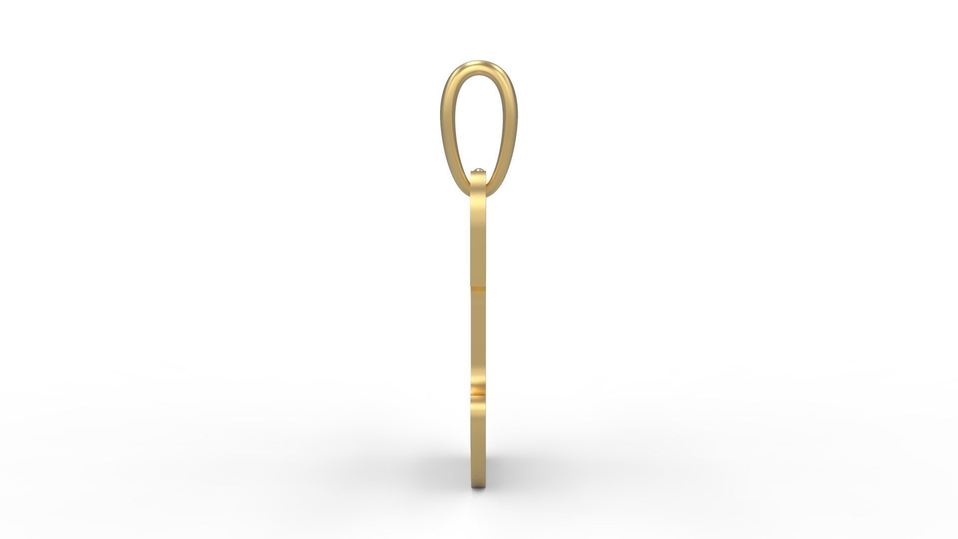 Initial Letters Pendant Discomobile 1972 V 3D print model_2