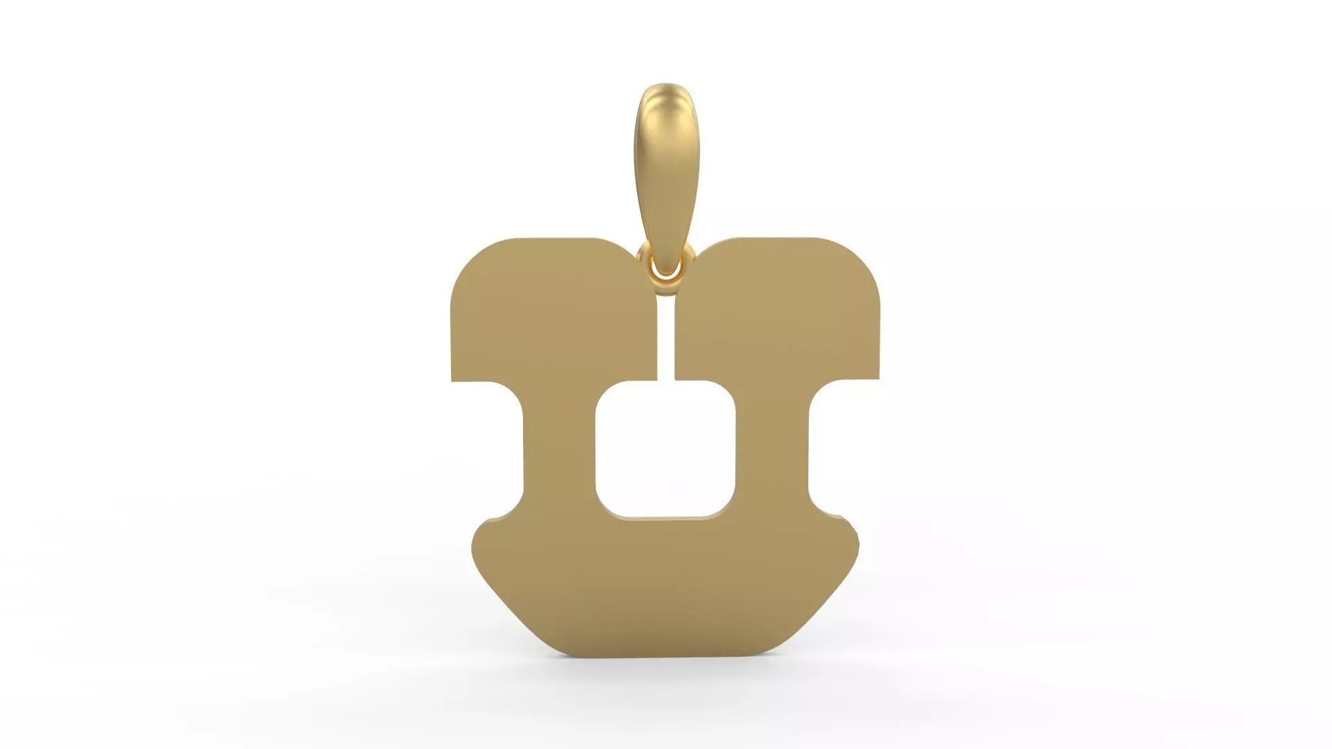 Initial Letters Pendant Discomobile 1972 V 3D print model_0