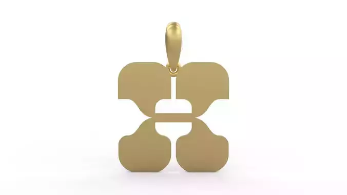 Initial Letters Pendant Discomobile 1972 X