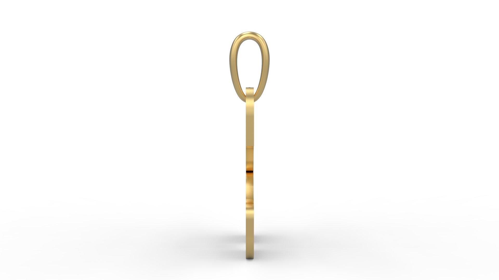 Initial Letters Pendant Discomobile 1972 X 3D print model_2