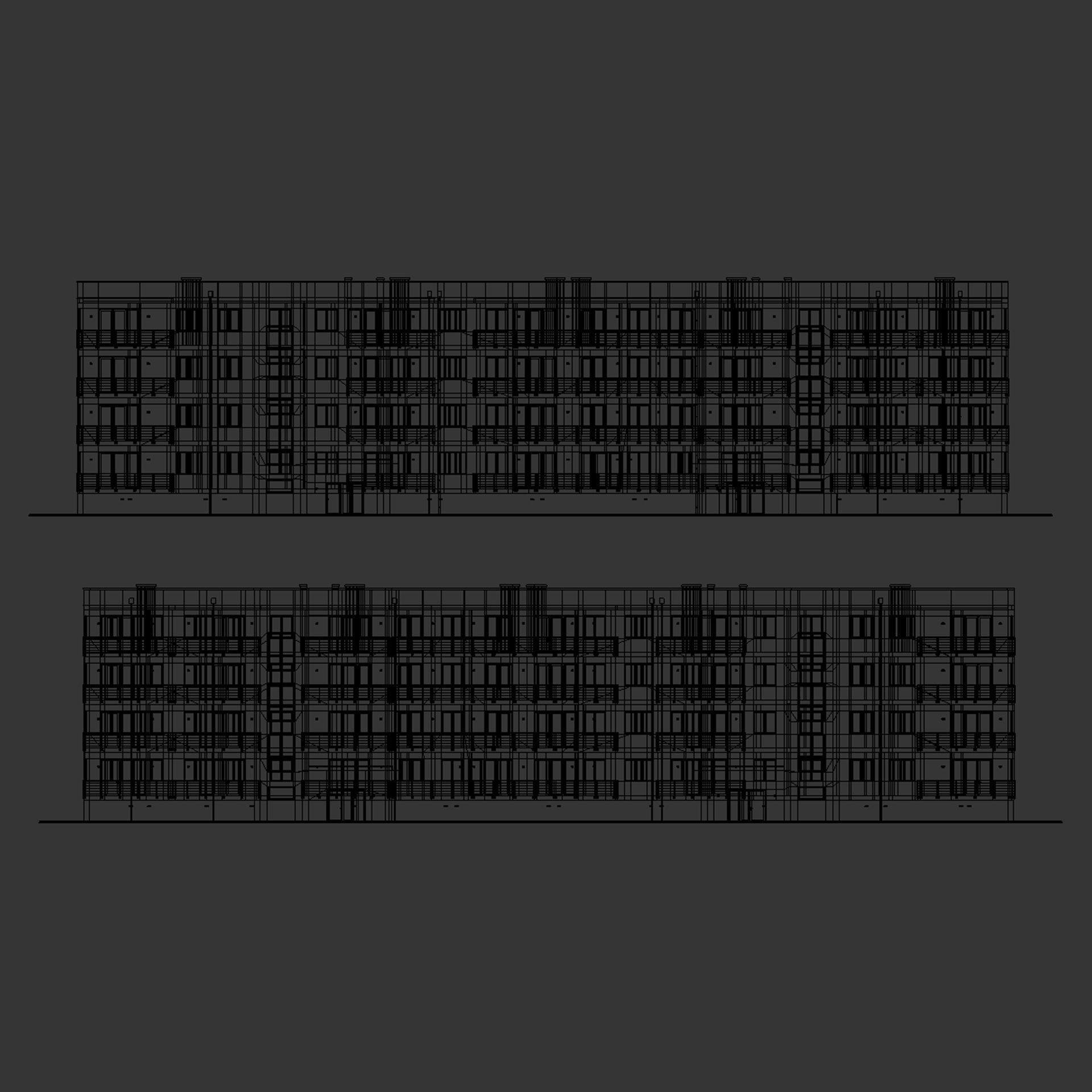 Apartment house 1 3D model_10