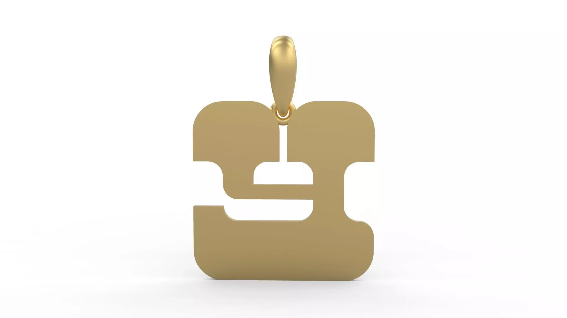 Initial Letters Pendant Discomobile 1972 Y 3D print model