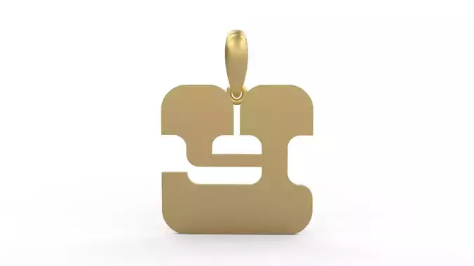 Initial Letters Pendant Discomobile 1972 Y