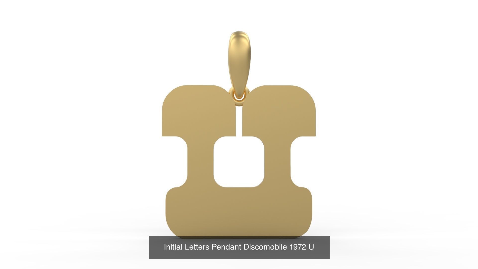 Initial Letters Pendant Alphabets Discomobile 1972 3D Model Collection_23