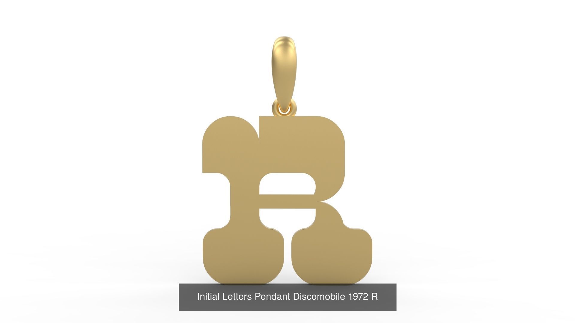 Initial Letters Pendant Alphabets Discomobile 1972 3D Model Collection_20