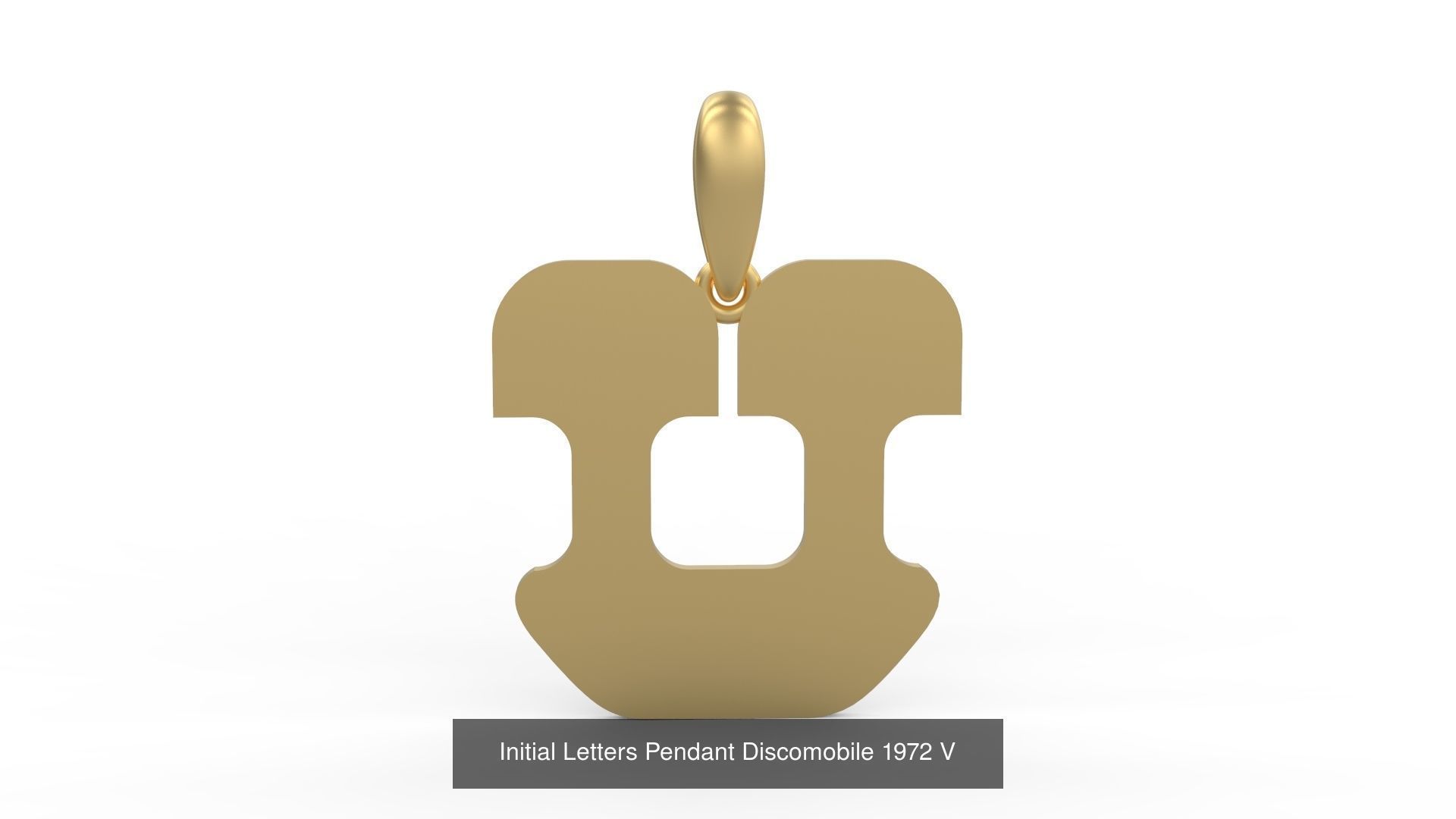 Initial Letters Pendant Alphabets Discomobile 1972 3D Model Collection_24