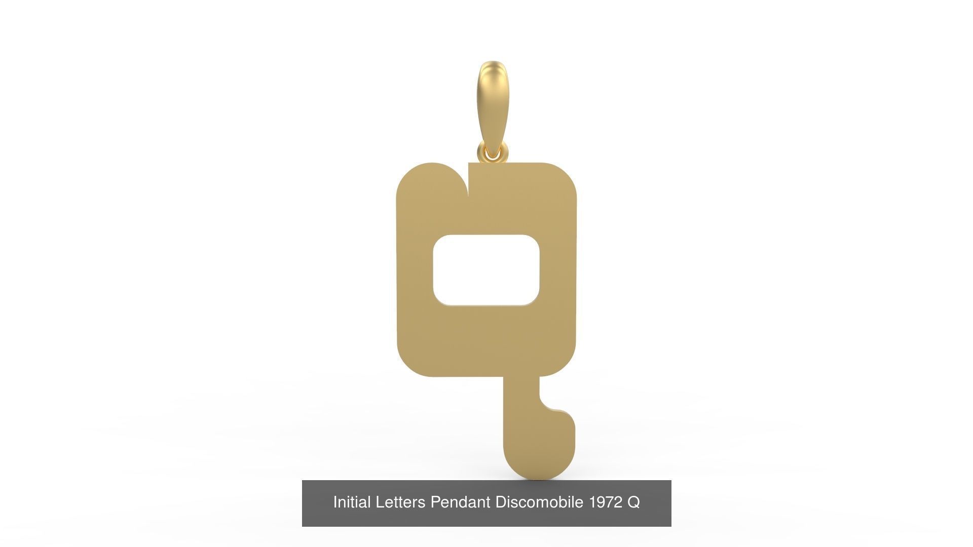 Initial Letters Pendant Alphabets Discomobile 1972 3D Model Collection_19