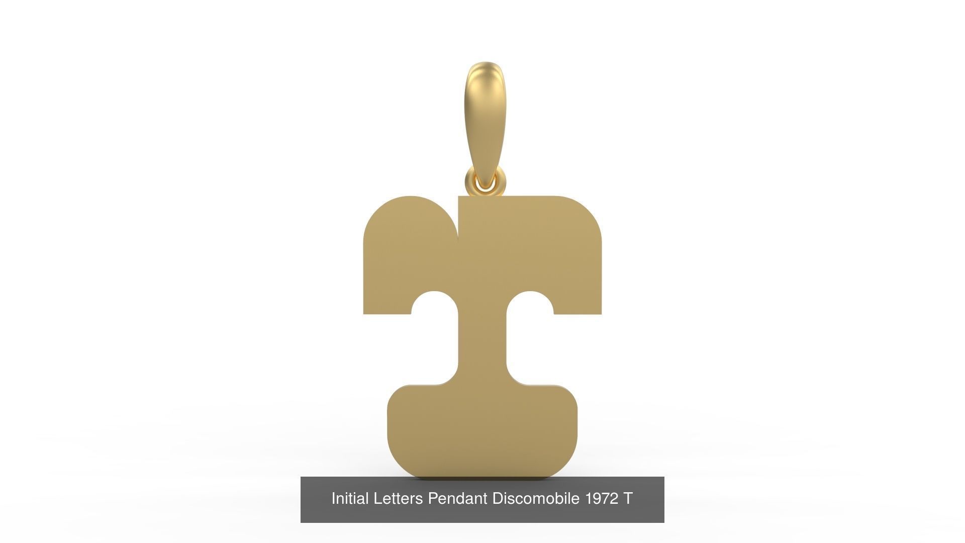 Initial Letters Pendant Alphabets Discomobile 1972 3D Model Collection_22