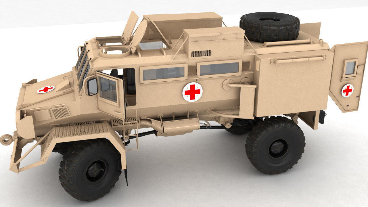 Rinkhals military vehicle 3D model_21