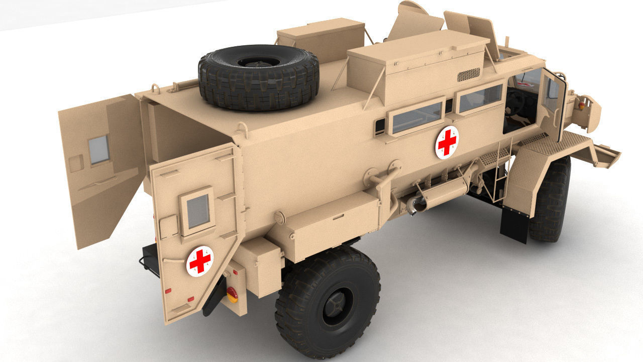 Rinkhals military vehicle 3D model_23