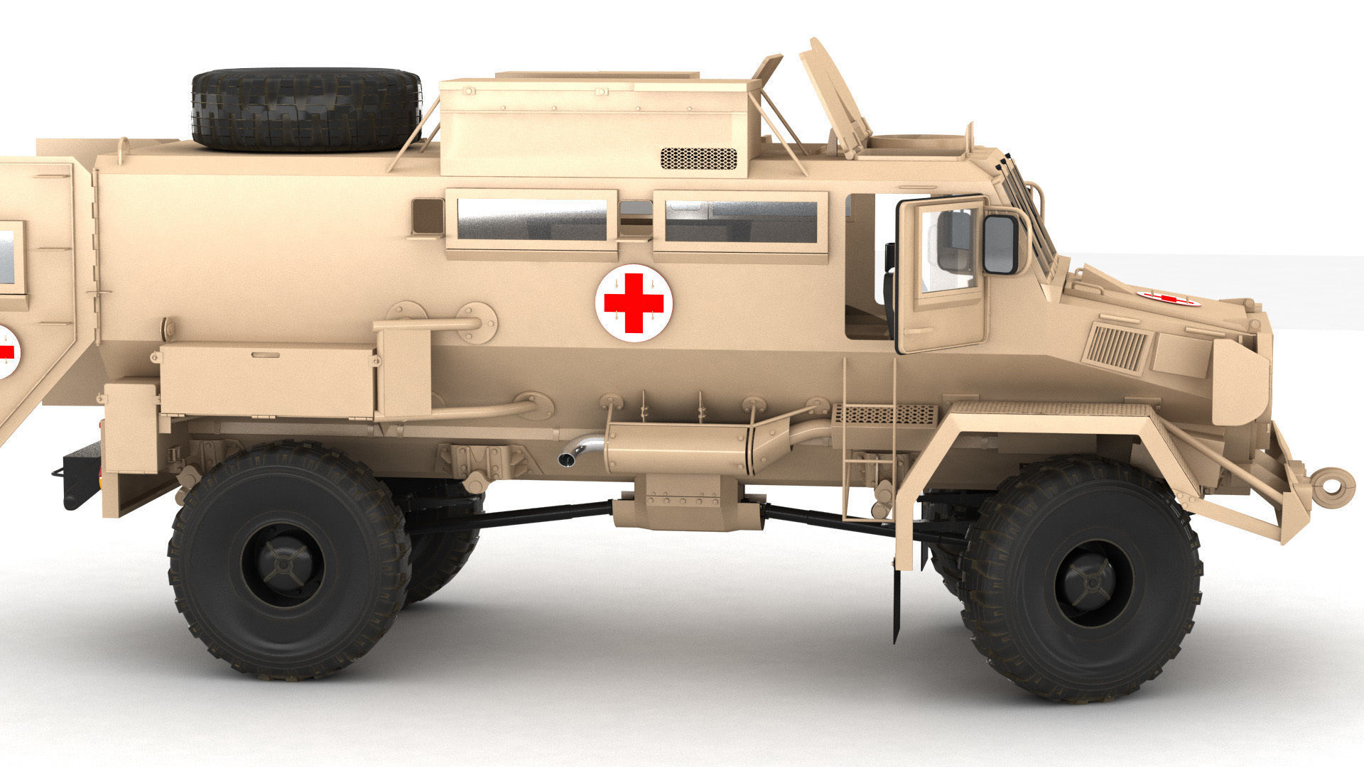 Rinkhals military vehicle 3D model_14