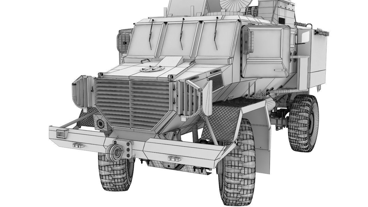 Rinkhals military vehicle 3D model_6