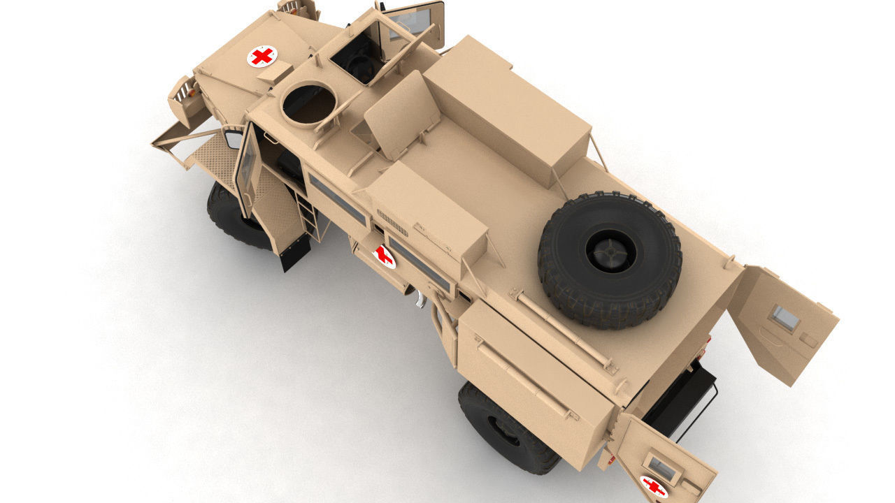 Rinkhals military vehicle 3D model_22