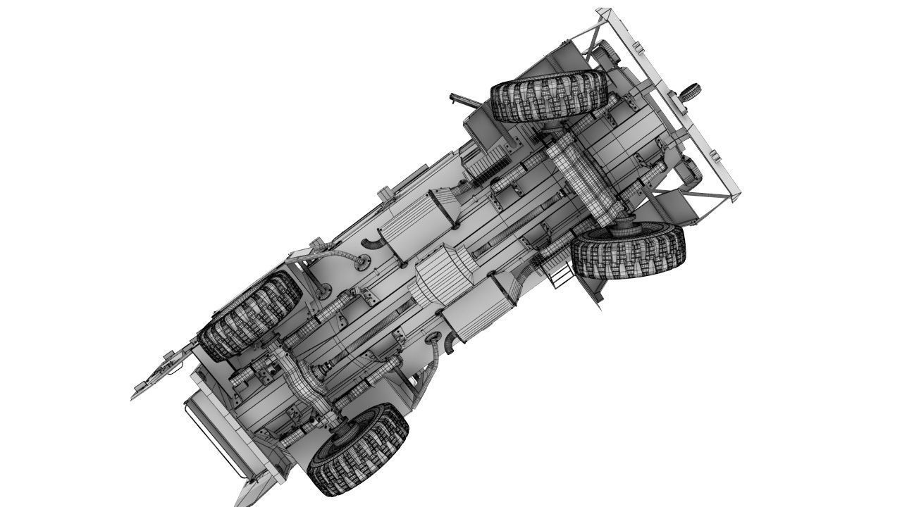 Rinkhals military vehicle 3D model_7