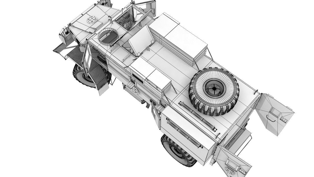 Rinkhals military vehicle 3D model_9