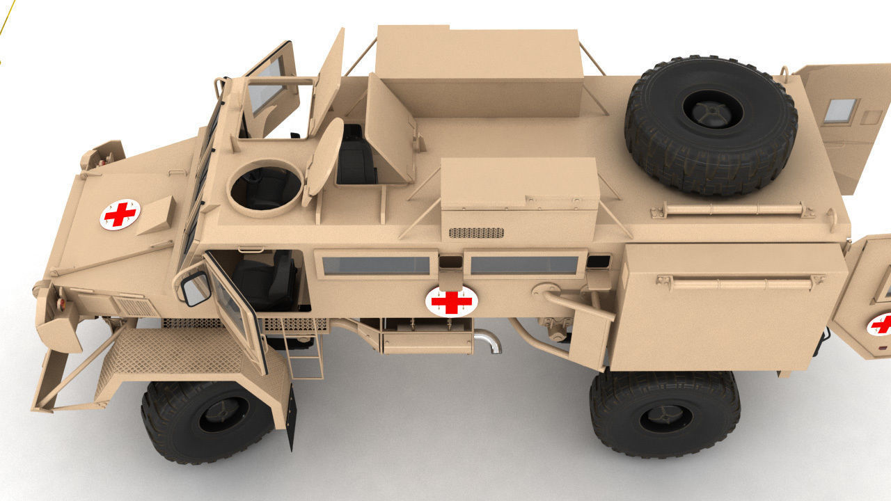 Rinkhals military vehicle 3D model_24