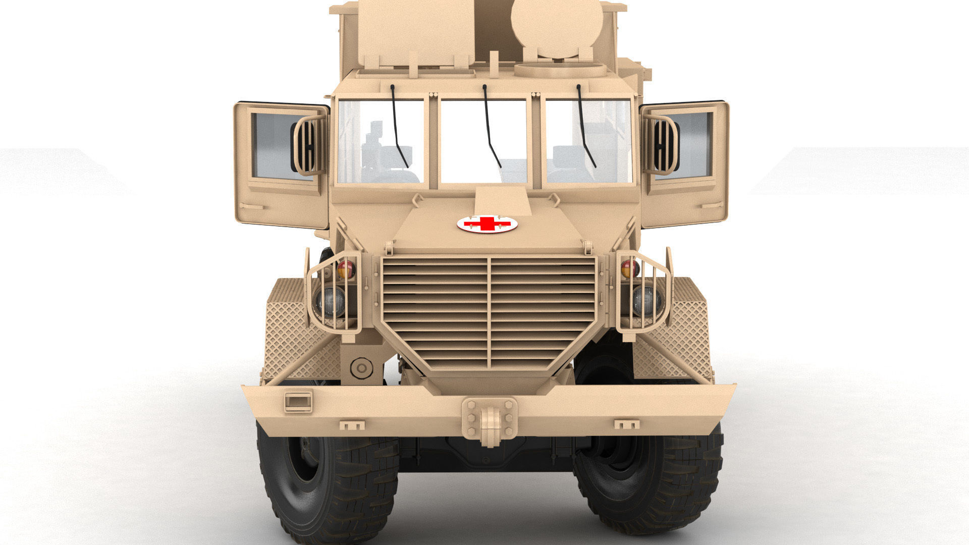 Rinkhals military vehicle 3D model_2