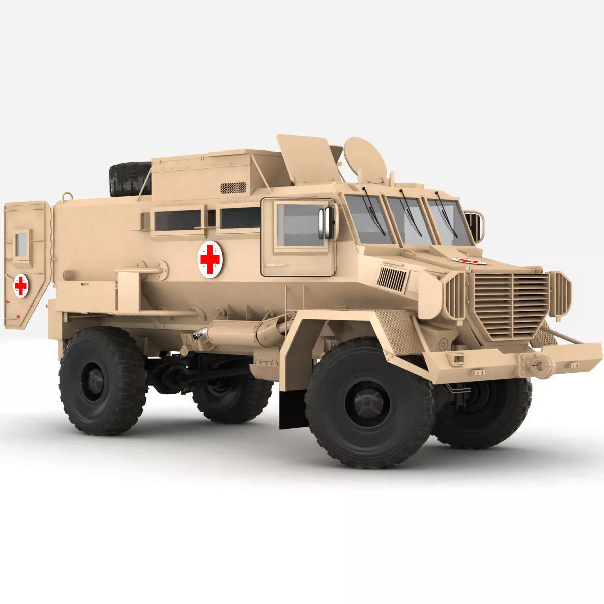 Rinkhals military vehicle 3D model_0