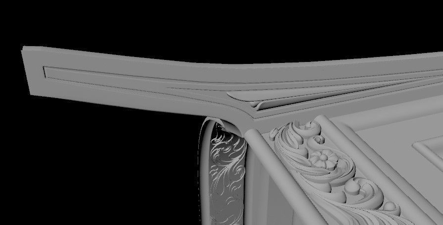 wardrobe for bedroom 3D model_6