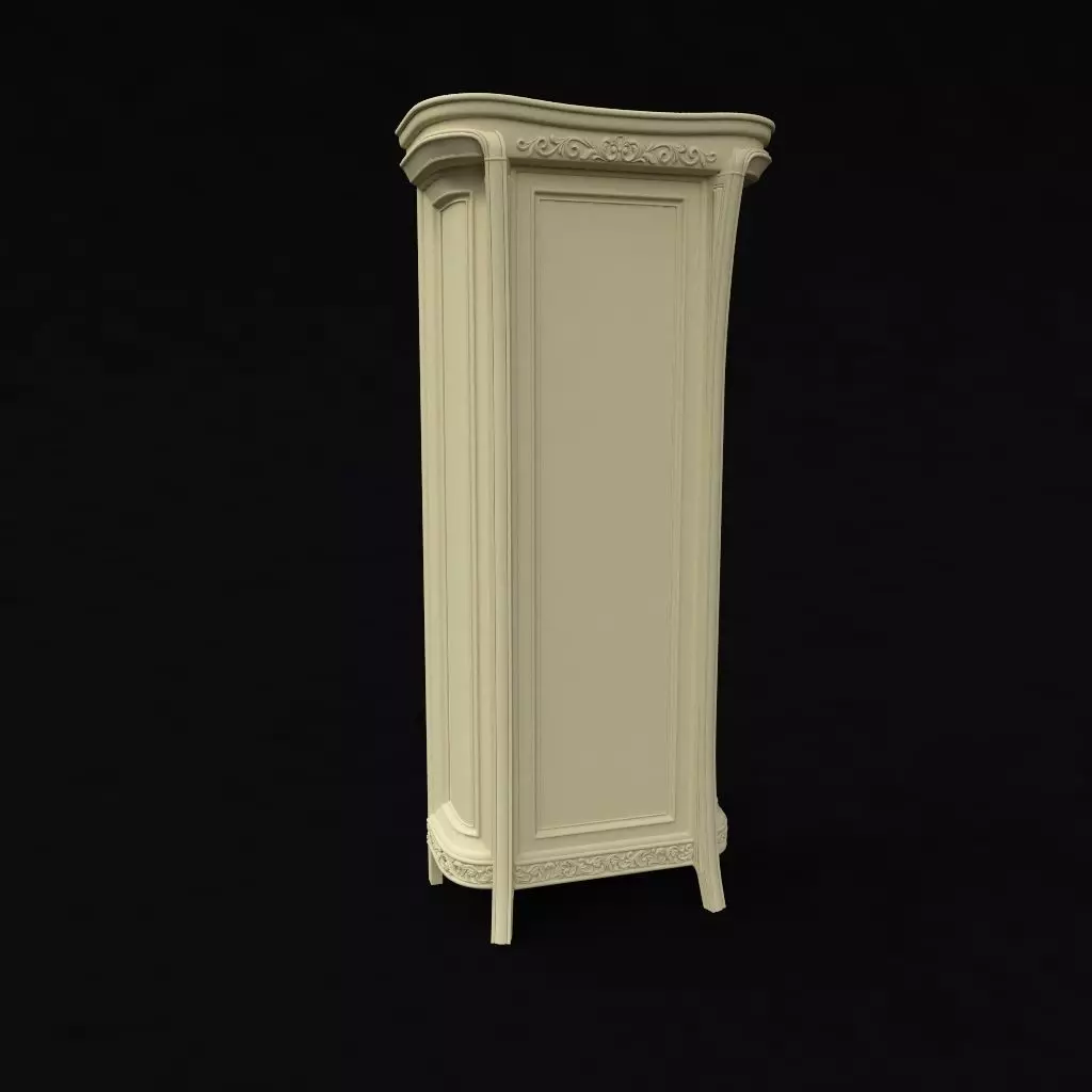 wardrobe for bedroom 3D model_0