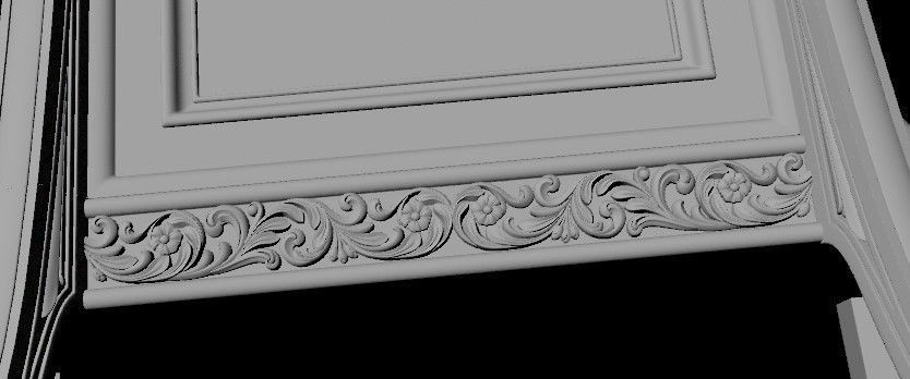 wardrobe for bedroom 3D model_5