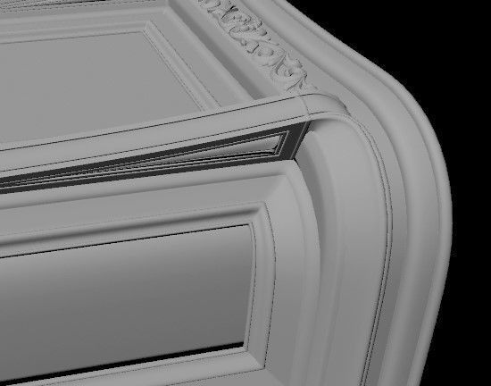 wardrobe for bedroom 3D model_1