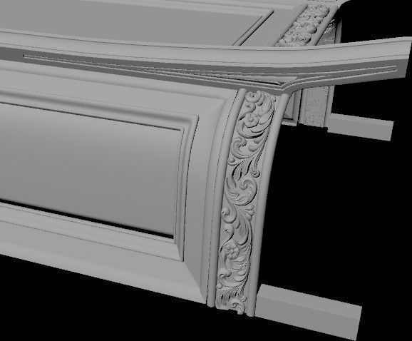 wardrobe for bedroom 3D model_4