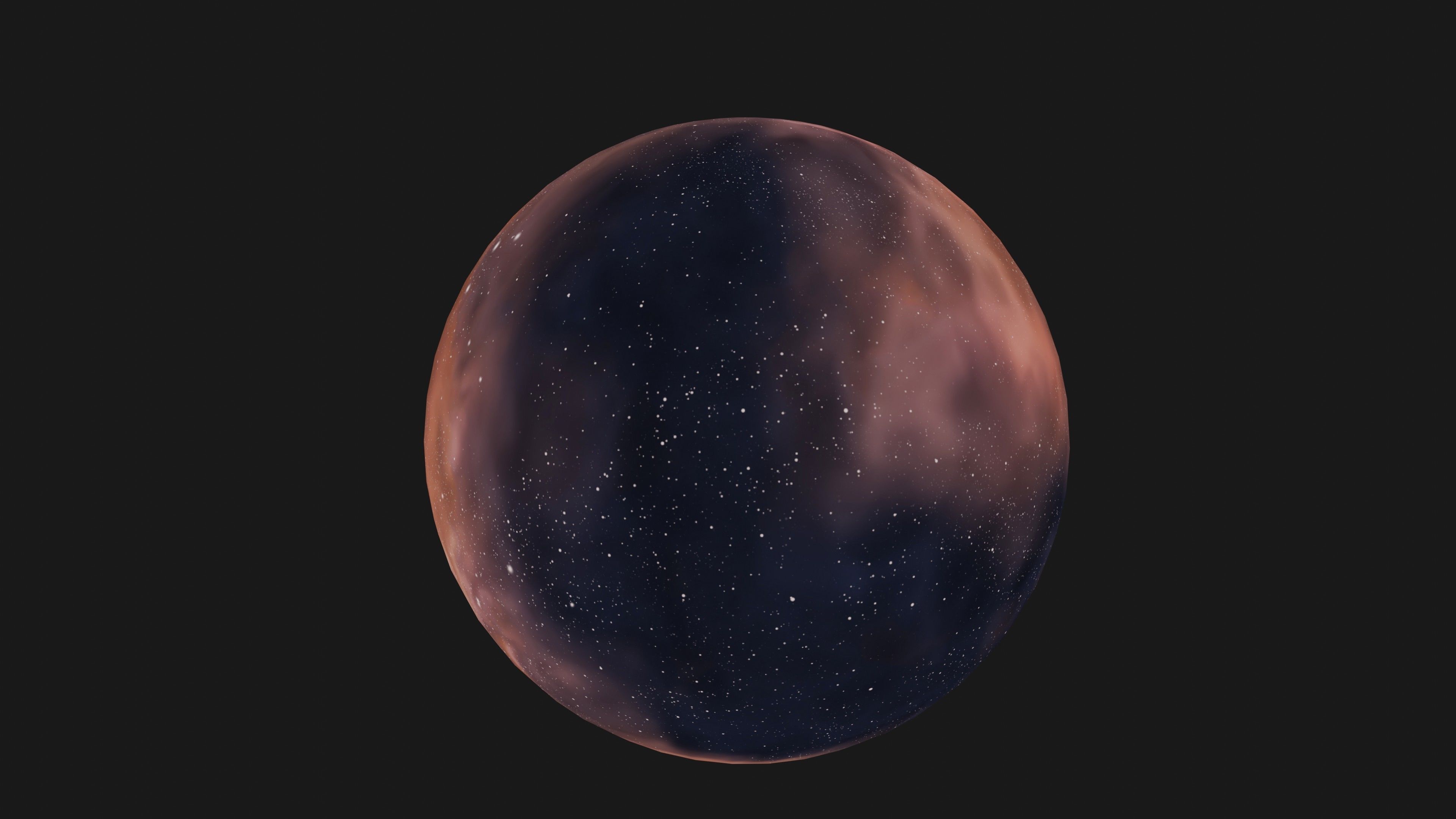 VR 360 extreme space environment - HDRI Panoramic Sky v22 Low-poly 3D model_11