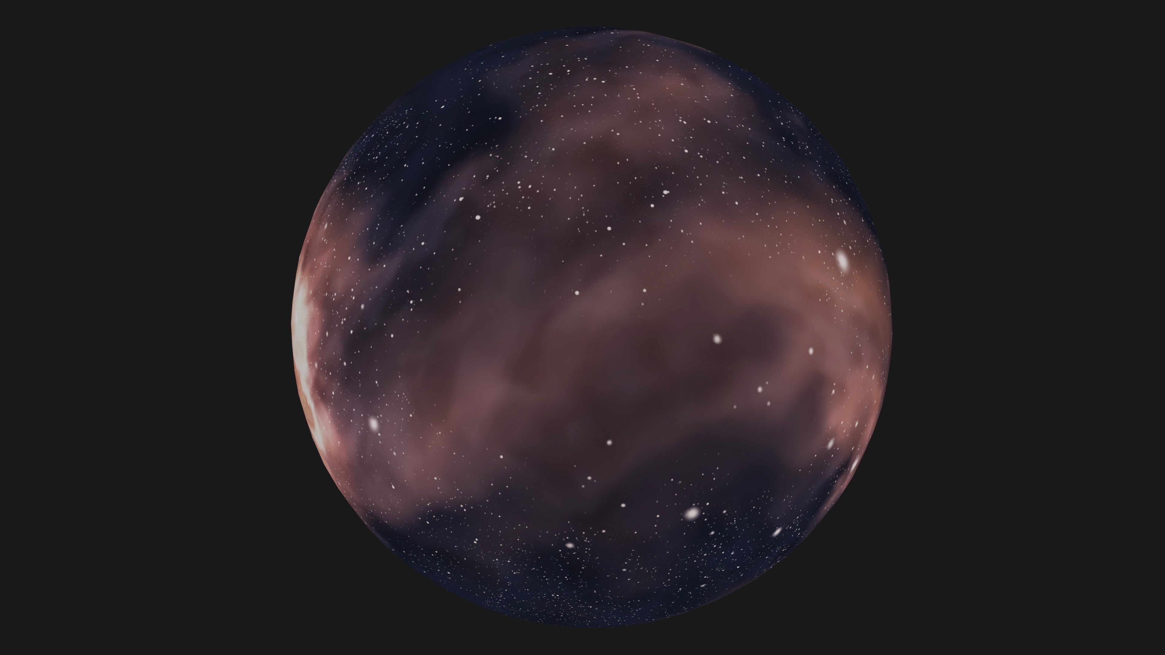 VR 360 extreme space environment - HDRI Panoramic Sky v22 Low-poly 3D model_2