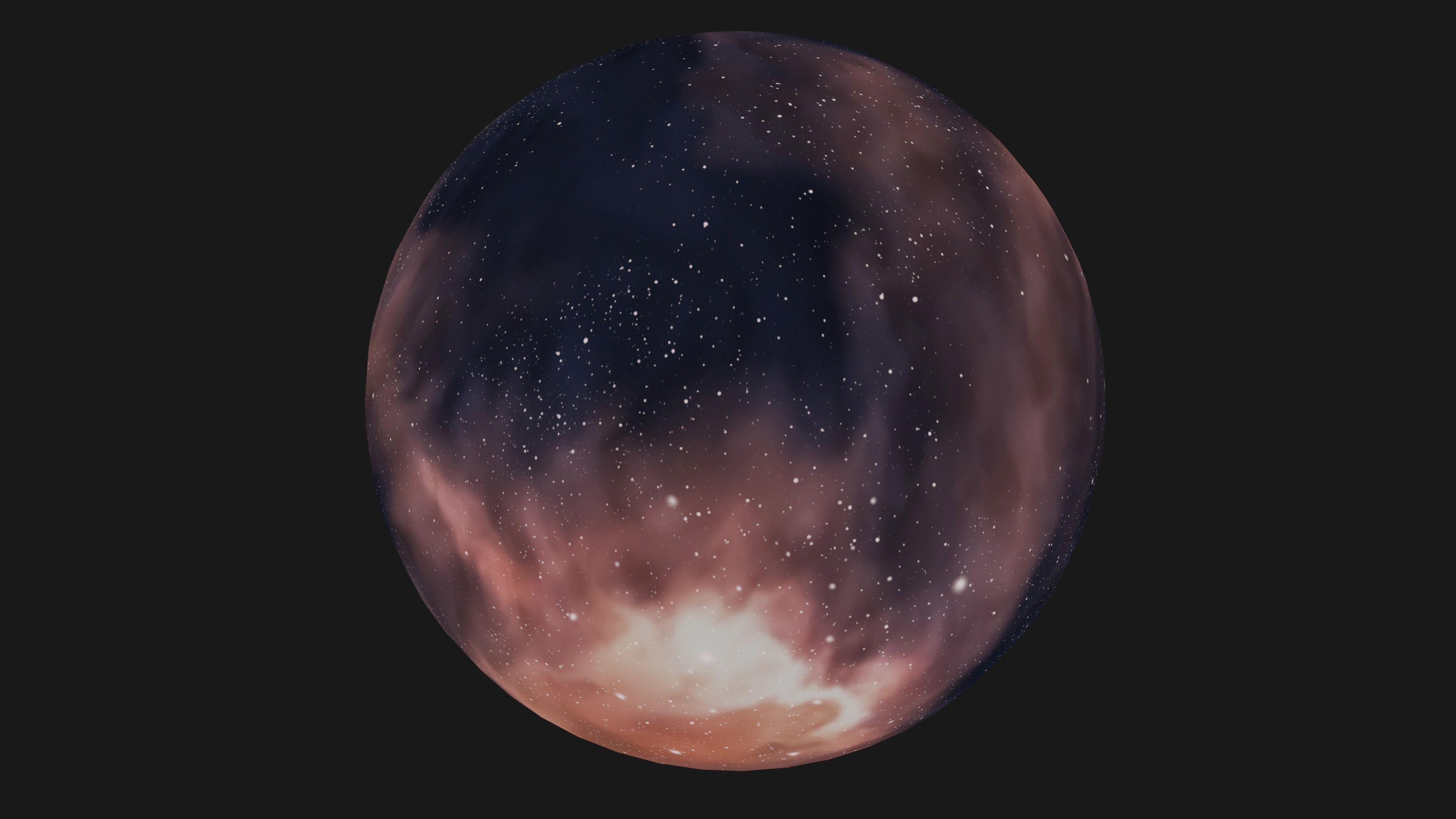 VR 360 extreme space environment - HDRI Panoramic Sky v22 Low-poly 3D model_17