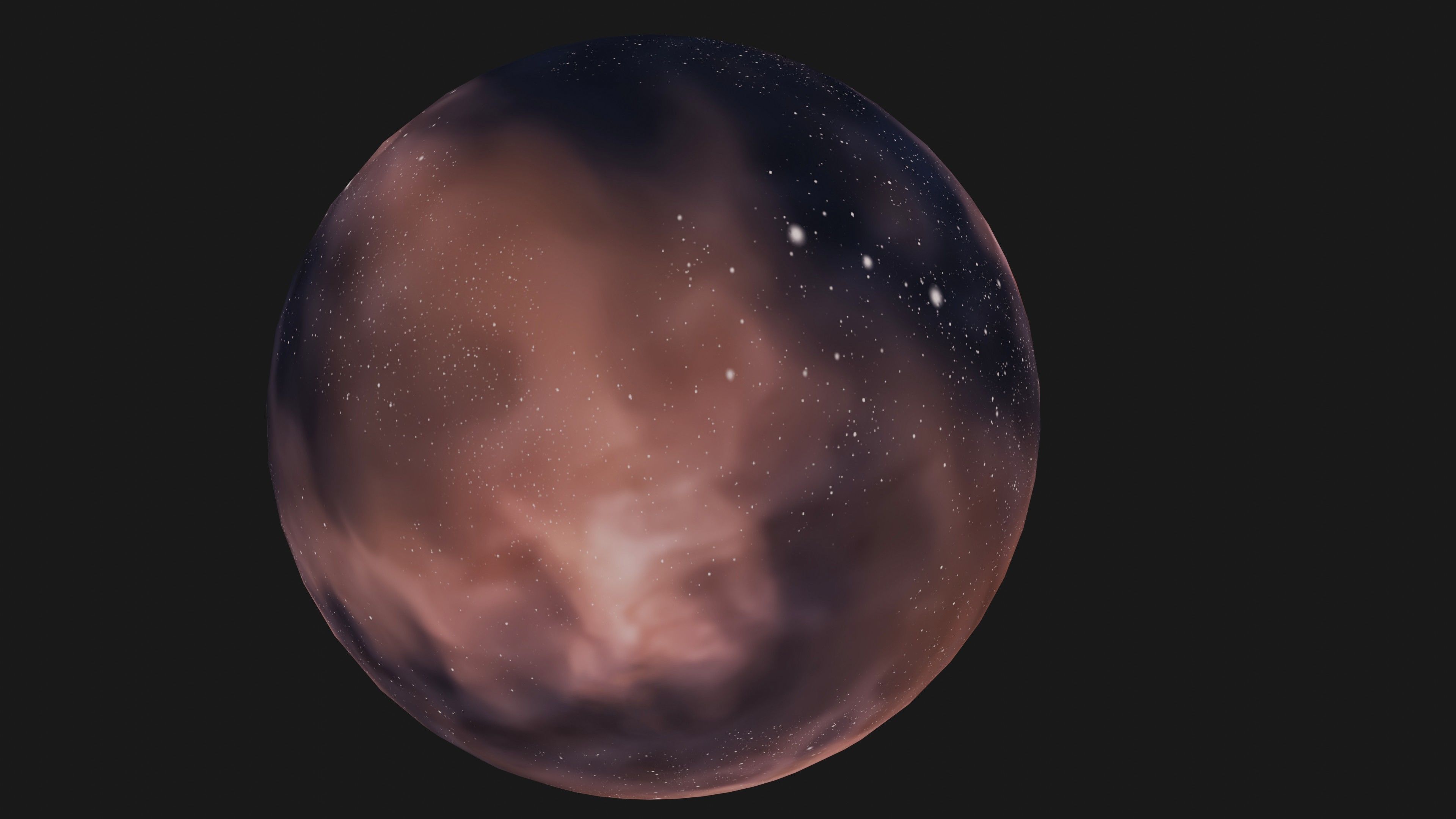 VR 360 extreme space environment - HDRI Panoramic Sky v22 Low-poly 3D model_12
