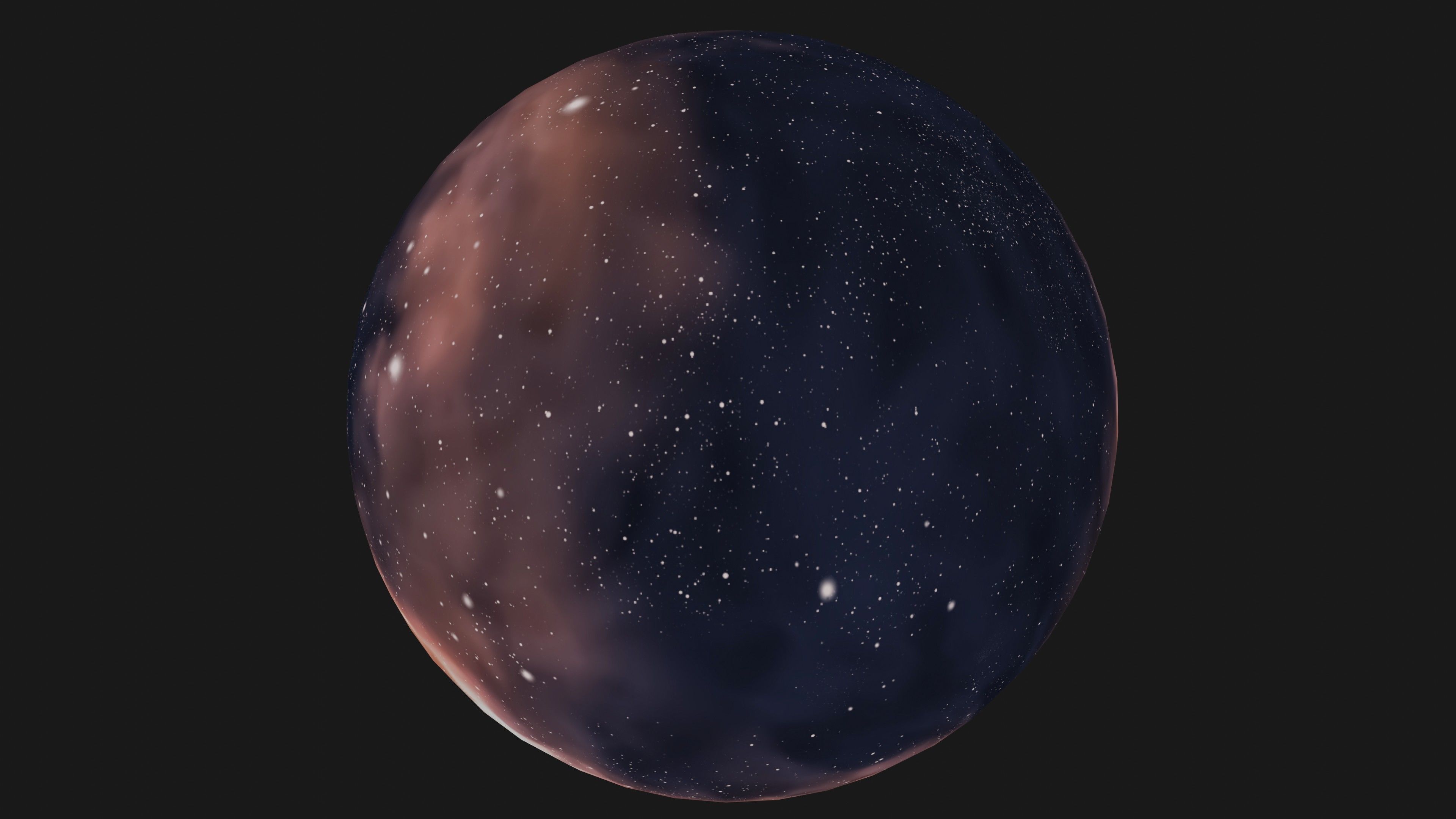 VR 360 extreme space environment - HDRI Panoramic Sky v22 Low-poly 3D model_18
