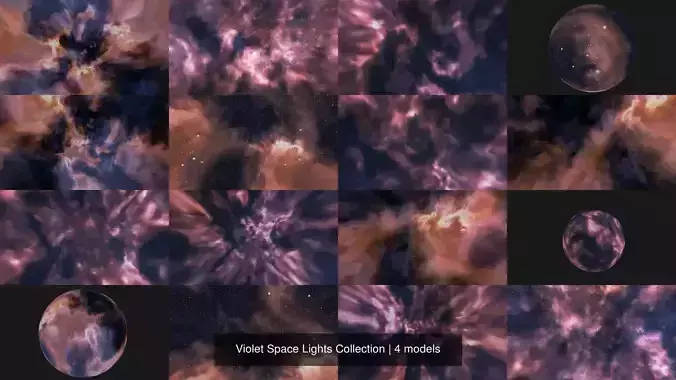 Violet Space Lights Collection 