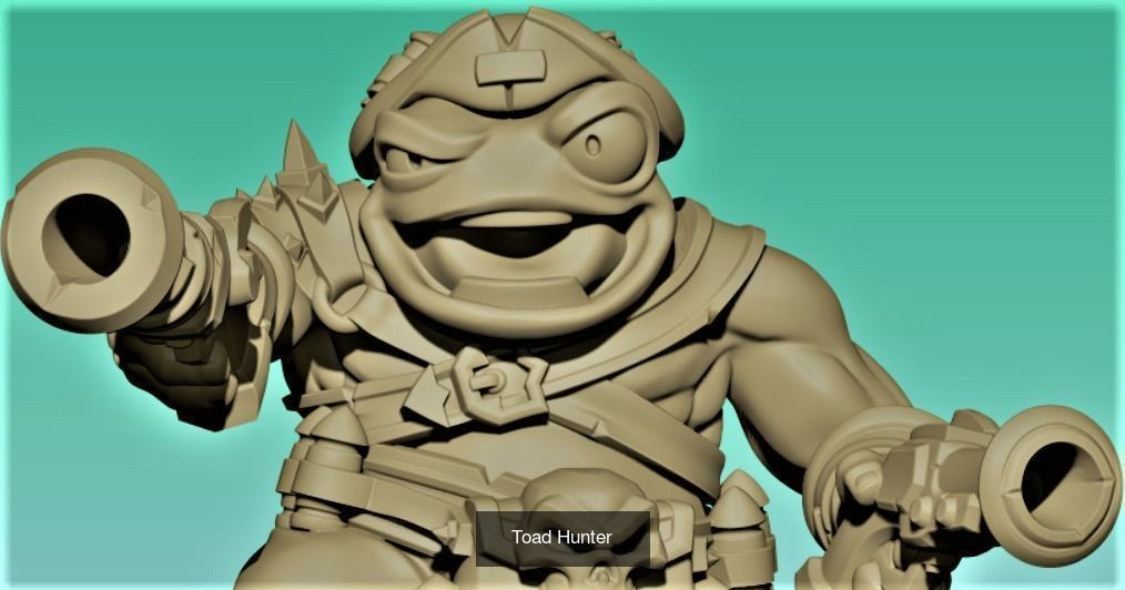 Toad team 3D Model Collection_3