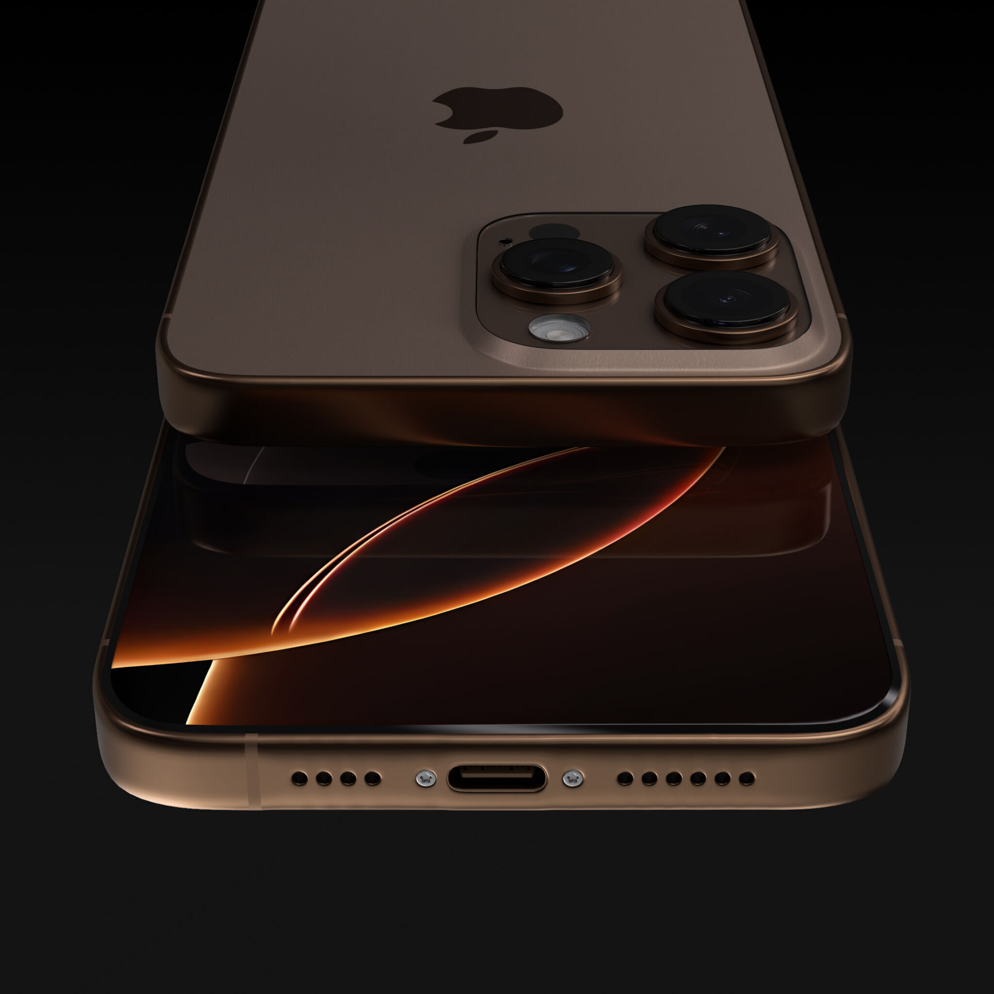 iPhone 16 Pro Max All Colors Plus Charger 3D model_4