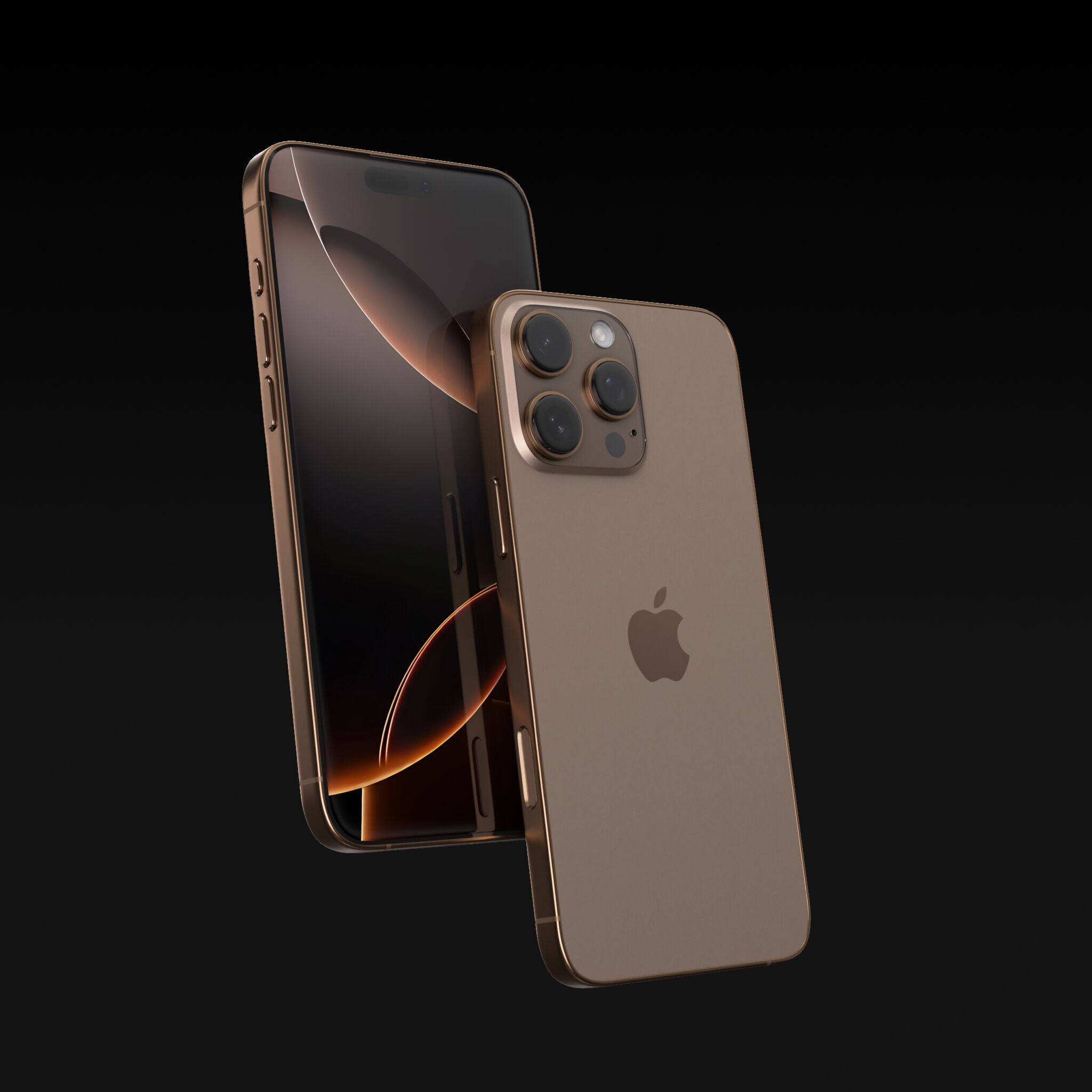 iPhone 16 Pro Max All Colors Plus Charger 3D model_2