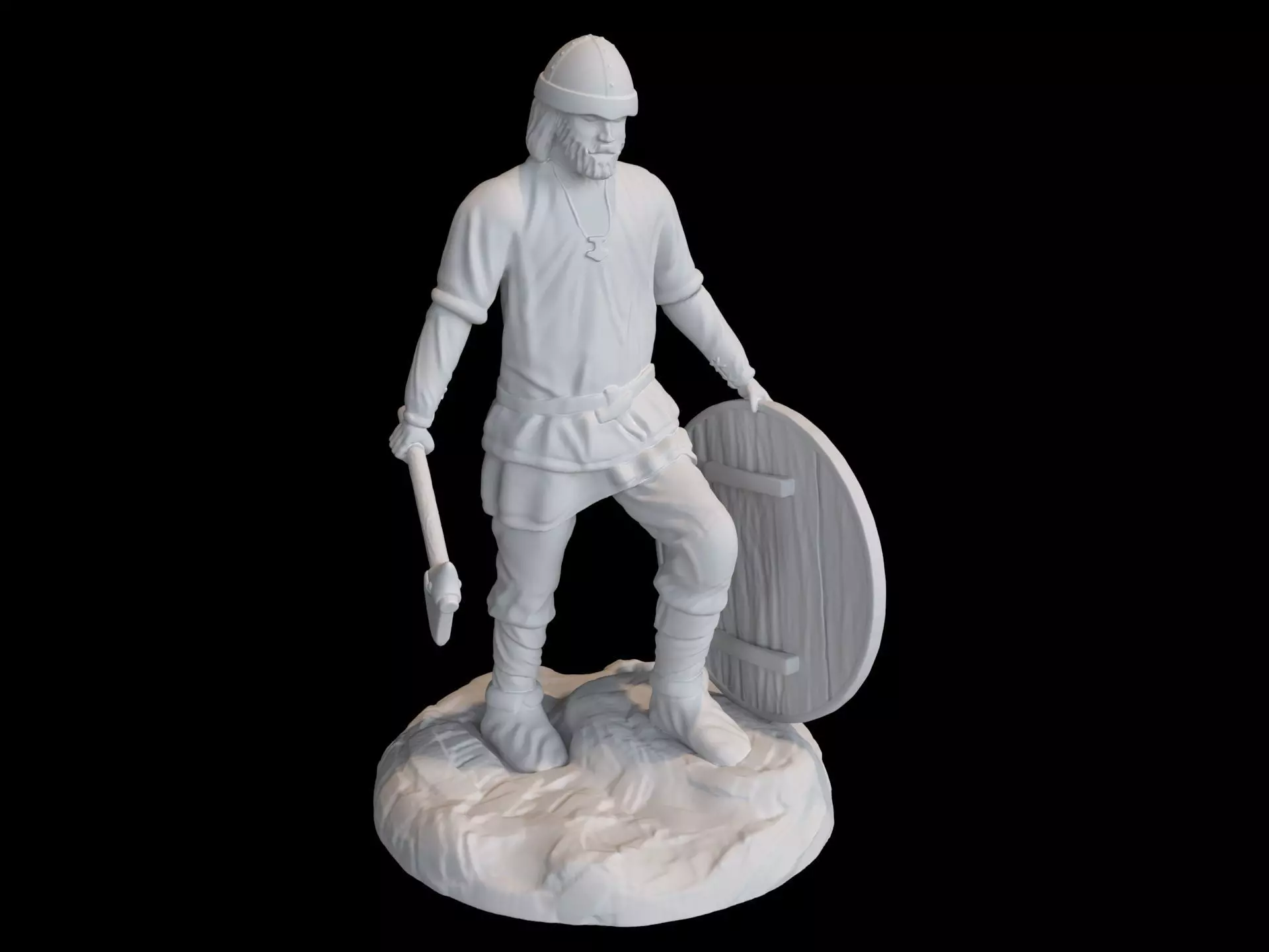 Viking warrior  3D print model_0