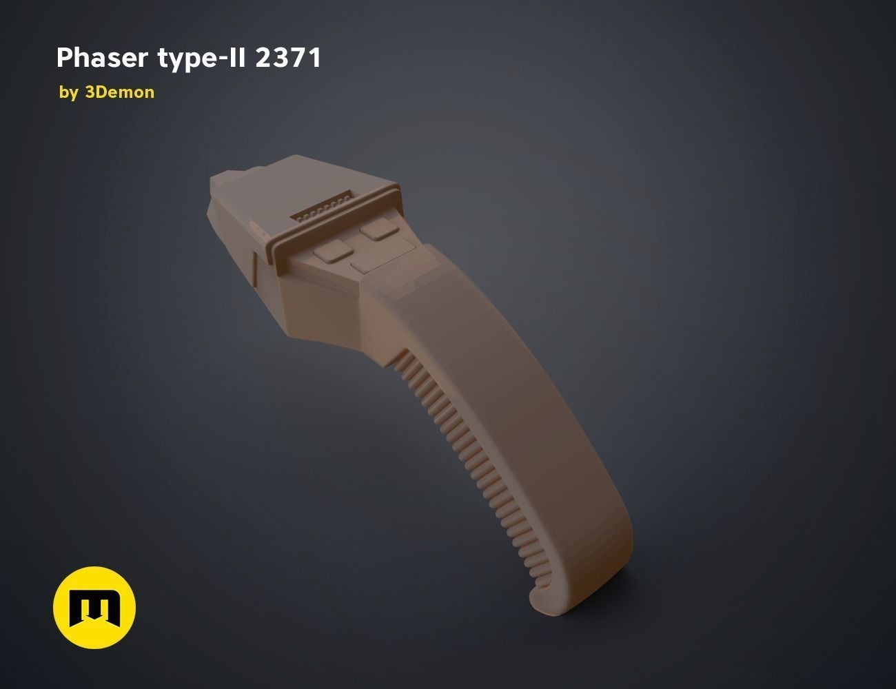 Phaser type-II 2371 3D print model_15