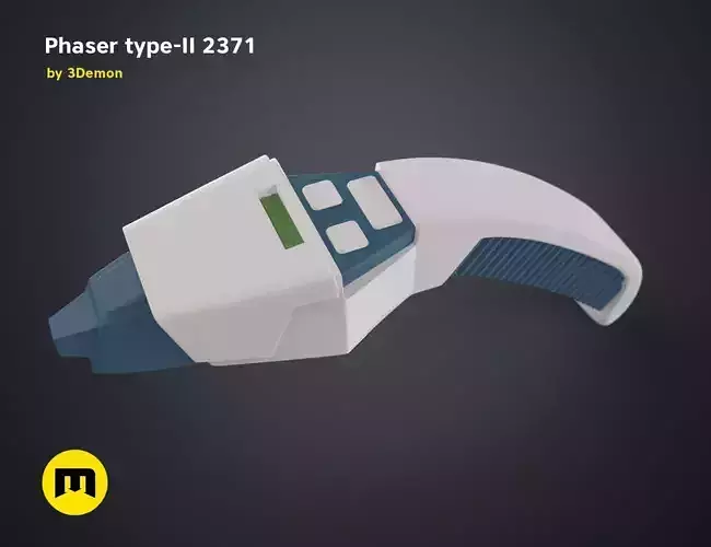 Phaser type-II 2371 3D print model Phaser type-II 2371 3D print model