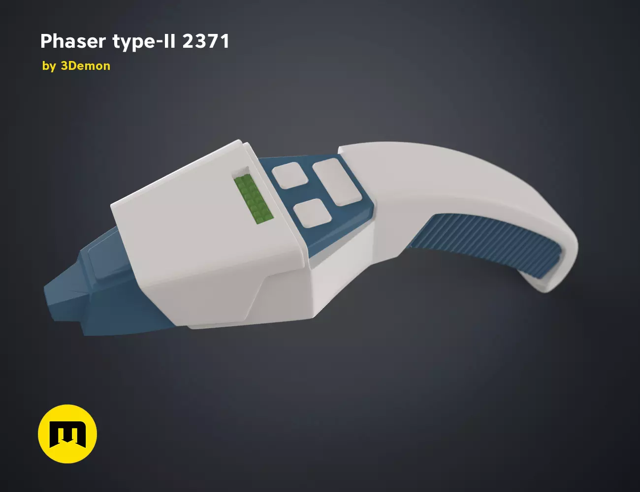 Phaser type-II 2371 3D print model_0