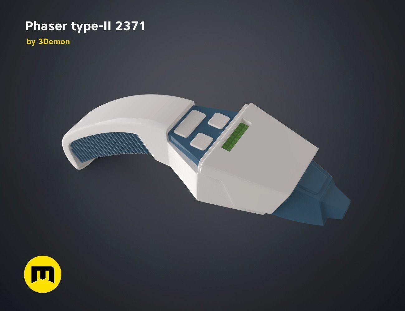 Phaser type-II 2371 3D print model_5