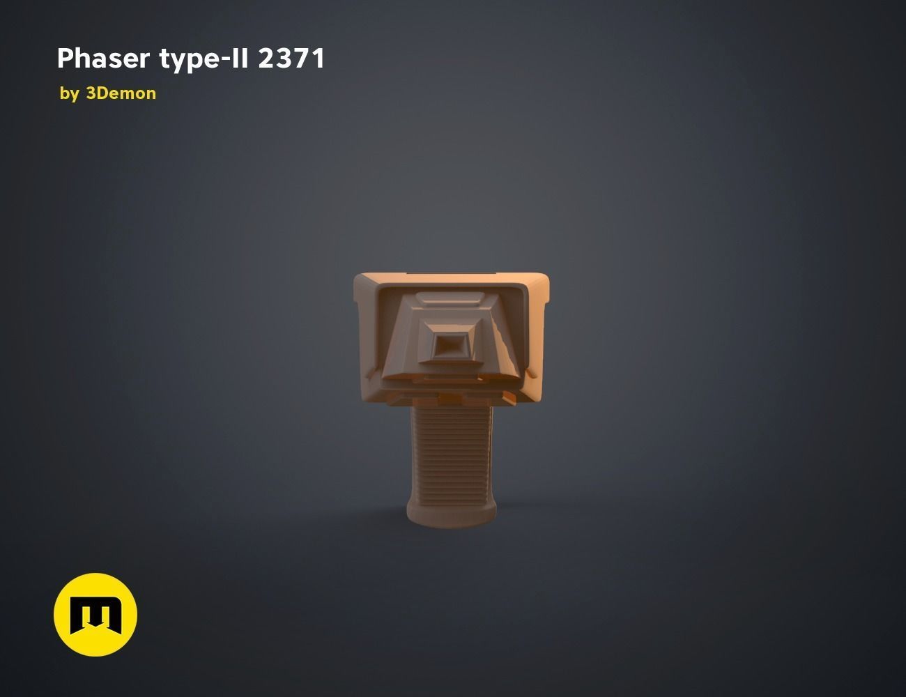Phaser type-II 2371 3D print model_12