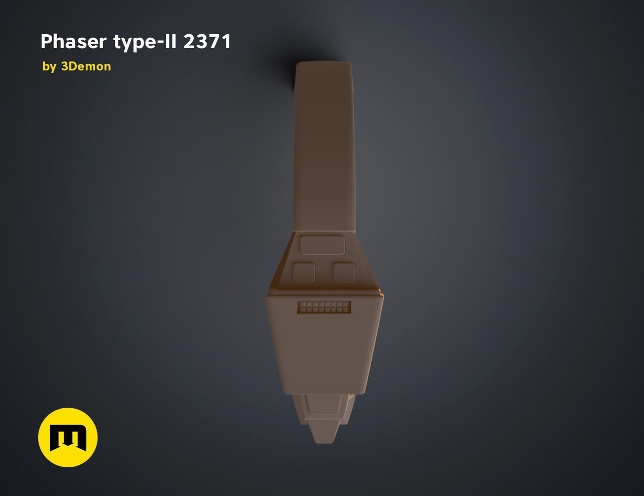 Phaser type-II 2371 3D print model_16
