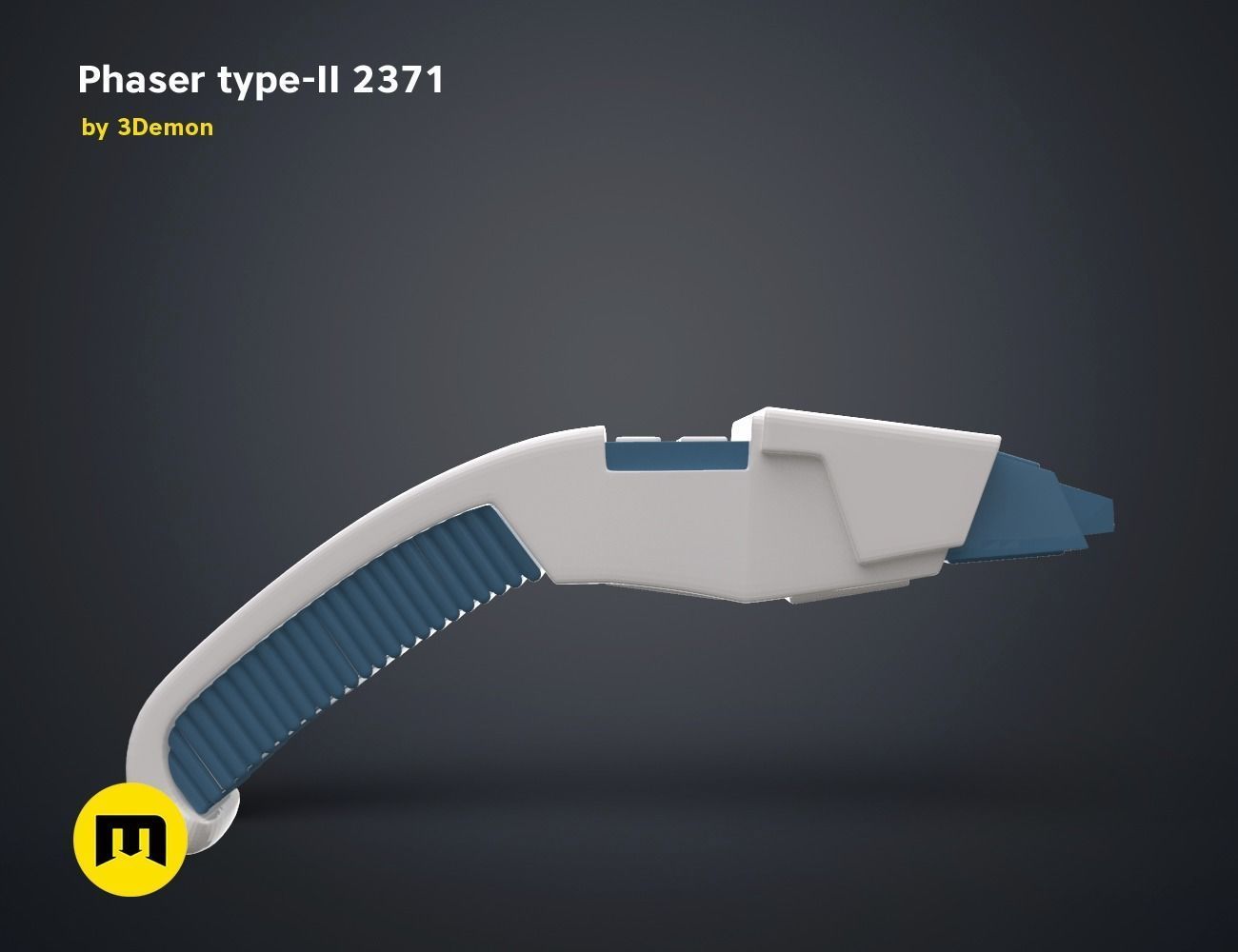 Phaser type-II 2371 3D print model_7