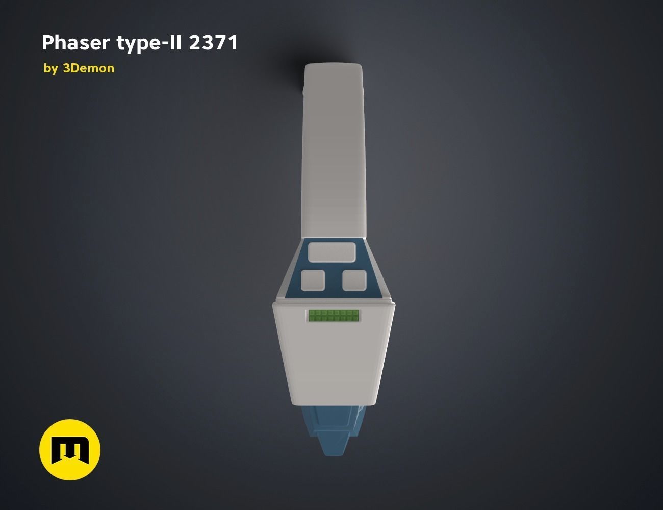Phaser type-II 2371 3D print model_6