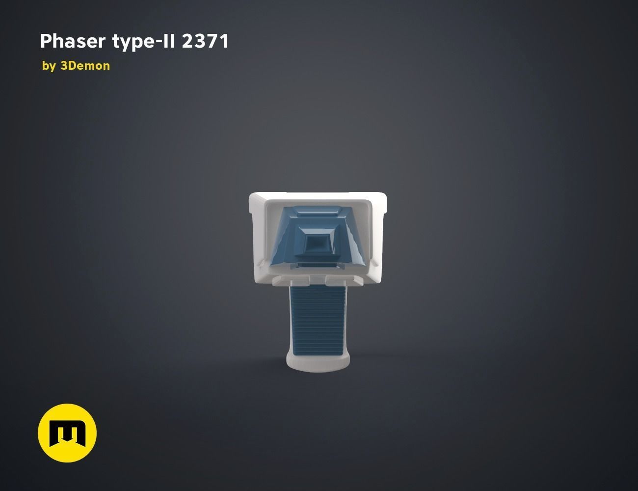 Phaser type-II 2371 3D print model_2