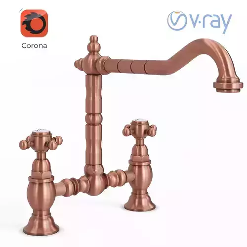Bridge Kitchen Faucet 05 3D model