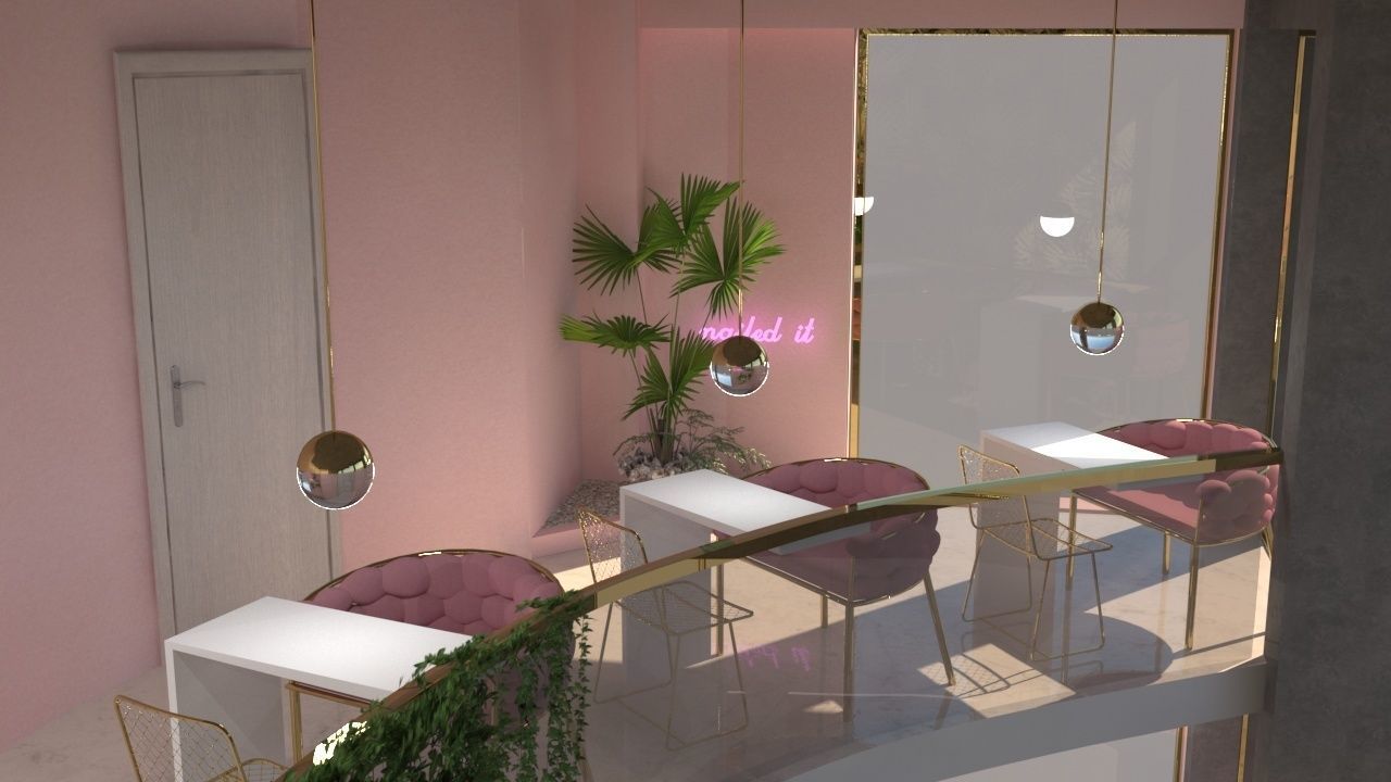 Hair Studio Beauty Salon 3D model_2