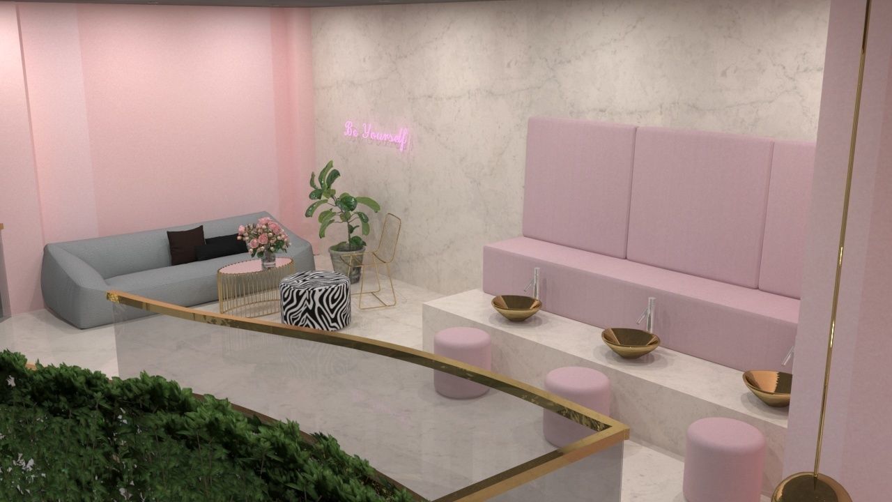 Hair Studio Beauty Salon 3D model_3